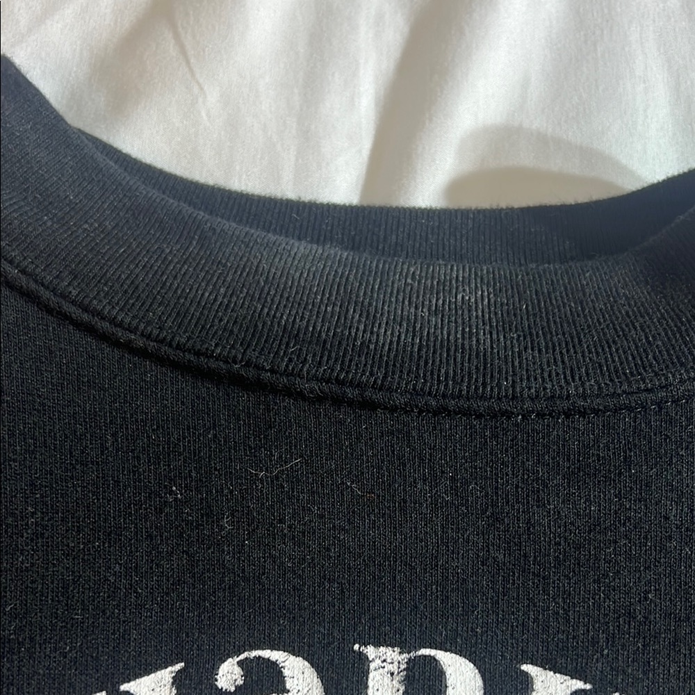 Awake Black Crewneck Sweater with Sunflower Graphic - Picture 4 of 11
